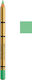 Impala Cosmetics Μαλακό Μολύβι Ματιών 310 Light Green Matte