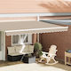 vidaXL Awning fabric Beige 0.2x4.3m
