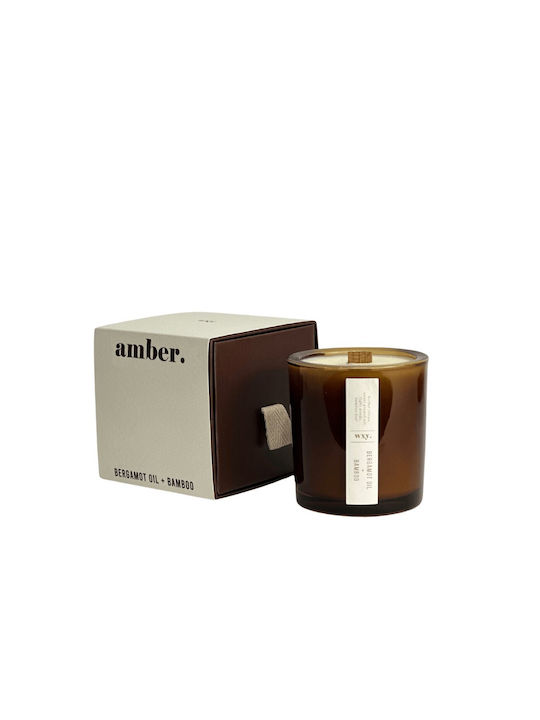 Bamboo & Bergamot Oil Plant Candle 150gr Mini A...