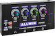 Amplificator Rgb Pentru Căști 4 Canale 3.5mm 4 Canale 6.35mm Mini Amplificator Ph400 Mono Stereo Control Volum Audio Scene Studiouri Petreceri Negru