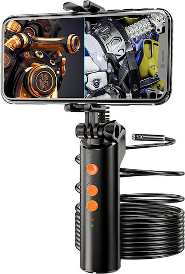 Wifi Endoscope Video Dual Front Side Camera Inspection Camera 1080p Hd Led Lights Ip68 Waterproof Android Smartphone Iphone