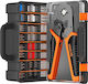 Connector Pin Crimping Tool Set 1350 Conductor Terminals 0.5-10 Mm² 24 Types Professional Storage Transport Case
