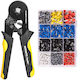 Professional Connector Pin Crimping Tool Set for 1,800 Conductor Terminal Pieces 0.5-10 mm