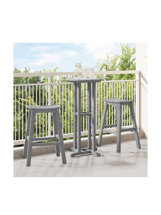 vidaXL Bar Set for Small Outdoor Spaces 3 Piece...
