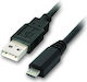 Vcom Cable Cu271 Usb A M To Usb Micro B M 0.5m Black