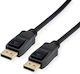 Roline Value Cable 11.99.5812 Dp M To Dp M 3m Black
