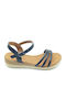 Women's Flat Sandals in Black Color