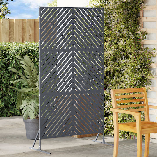 vidaXL Separator De Cameră Metalic 100x180cm