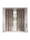 vidaXL Set Window Curtains with Brown Grommets 140x260cm