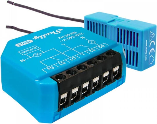 Shelly 2L Gen3 Intelligenter Zwischenschalter 2 Kanäle Wi-Fi Bluetooth & RF Ohne Neutralleiter
