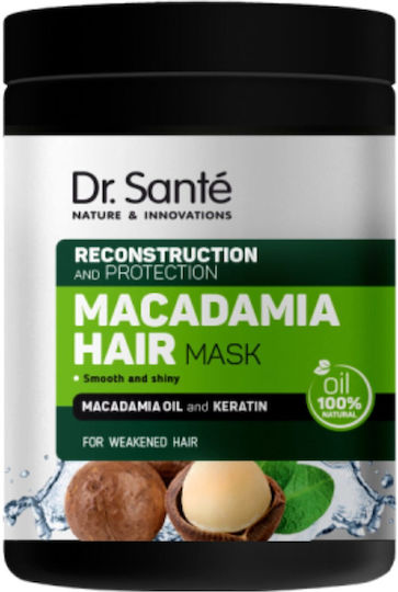 Dr. Sante Μάσκα Μαλλιών για Λείανση με Κερατίνη 1000ml