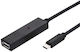 Roline Value Cable 12.99.1112 Usb C M To Usb A F 10 M Black