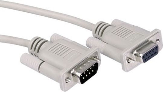 Roline Kabel 11.99.6233 Rs-232 Db9 M Zu Rs-232 Db9 F 3m Schwarzes Serielles PS/2-Kabel