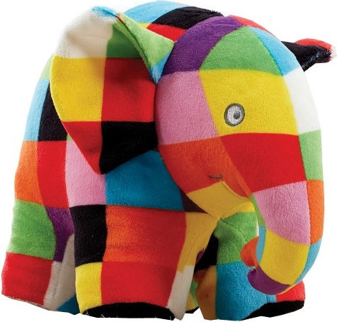 Rainbow Designs Plush Elephant for Newborns 17 cm