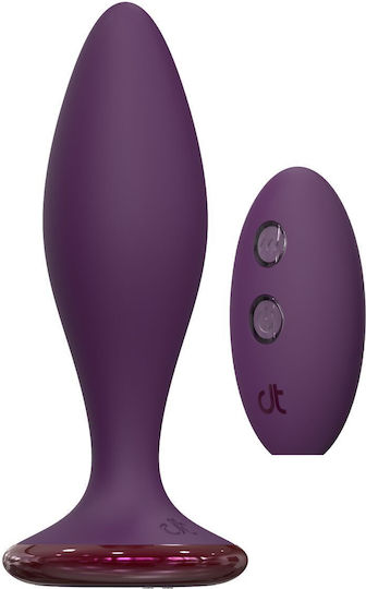 Dream Toys Πρωκτική Σφήνα με Δυνατότητα Ασύρματης Λειτουργίας και Δόνηση Κόκκινη