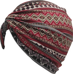Brims Trims Damen Turban Burgundisch Gemustert Brims Trims Damen Turban Burgundisch Gemustert
