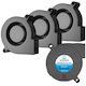 Set 4 Ventilatoare 12V Pentru Imprimante 3D 50mm Rulment Hidraulic Turbo Răcire Fără Perii Conector cu 2 pini Winsinn 5015