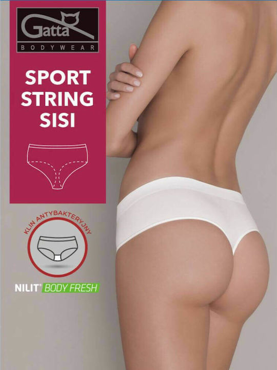 Gatta Seamless White Women's Briefs