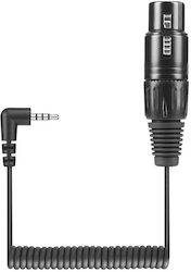 Sennheiser Ka 600i Adapter From Xlr-3 F To 3.5mm Jack M Black Coiled