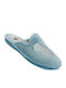 Wollene Winter Damen Hausschuhe Hellblaue