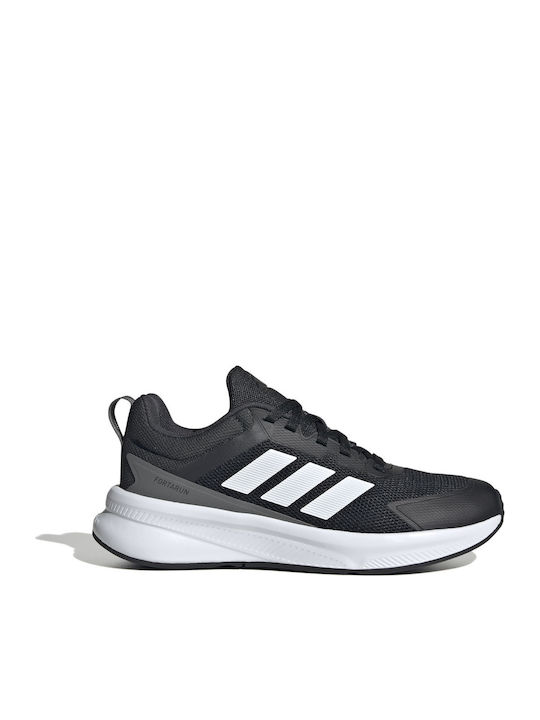 Fortarun 4.0 J Αθλητικά Παιδικά Παπούτσια Running με Κορδόνια Μαύρα