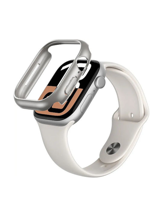 AmazingThing Minimal Πλαστική Θήκη σε Ασημί χρώμα για Apple Watch 46mm