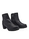 Leather Women's Ankle Boots Black