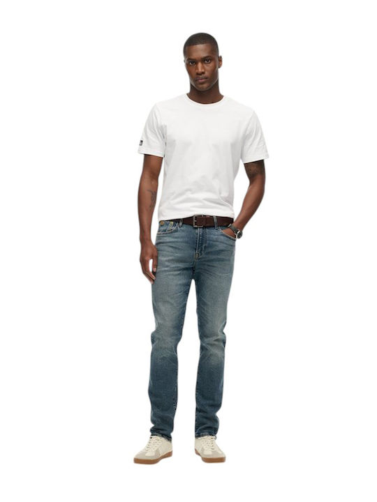 M D1 Pantaloni Jeans pentru Bărbați cu Croială Slim Blue
