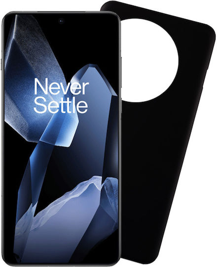 Volte-Tel Back Cover Din Silicon Cu Curea Neagră OnePlus 13