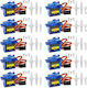 Sg90 9g Kit de Motoare Servo 10 Bucăți 4.8v 6.0v Unghi de Funcționare 0°-180° Piese de Schimb pentru Vehicule RC Robotelicopter Avion