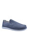 Freewalk Δερμάτινα Ανδρικά Slip-On Μπλε