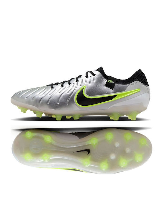 Nike Tiempo Legend 10 Elite Football Shoes with Cleats Beige