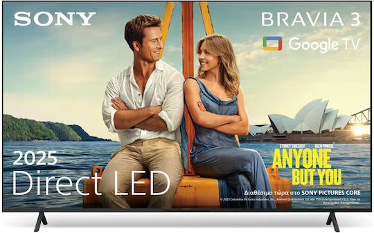 Sony Smart Τηλεόραση 65" 4K UHD LED BRAVIA 3 HDR (2025) K-65S3