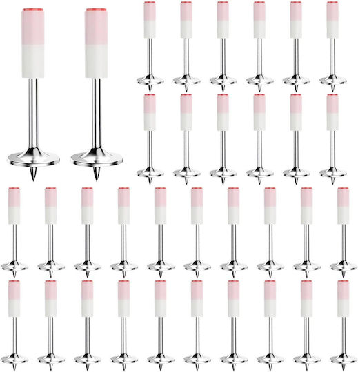 Set 200 Cuie Rotunde Fixare Cuie Manuale 7.3 Mm Durabile Rezistente la Rugină Beton Lemn Cărămidă Tencuieli Pereți Podele