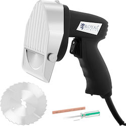 Royal Catering Elektrisches Dönerschneidemesser 80W mit Schneidescheibe 8mm