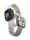 Комплект 2 Amazingthing Blend Каишки Apple Watch 45 46 49mm Розово-сив/розов