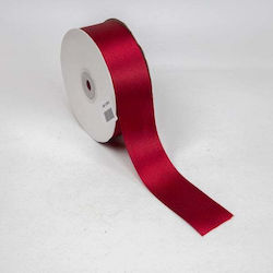 Satin Double Face Ribbon 3.8cmx50m Bordeaux