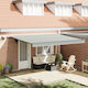 vidaXL Awning fabric Green 4.5m