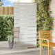 vidaXL Decorative Metal Room Divider with 1 Panel 100x180cm