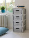 Curver Kd Shelf Boden Badezimmerregal Kunststoff 30x36x69cm Gray