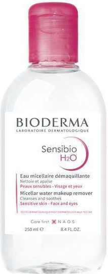Bioderma Sensibio H2o Micellar Water Makeup Remover Face & Eyes 250ml