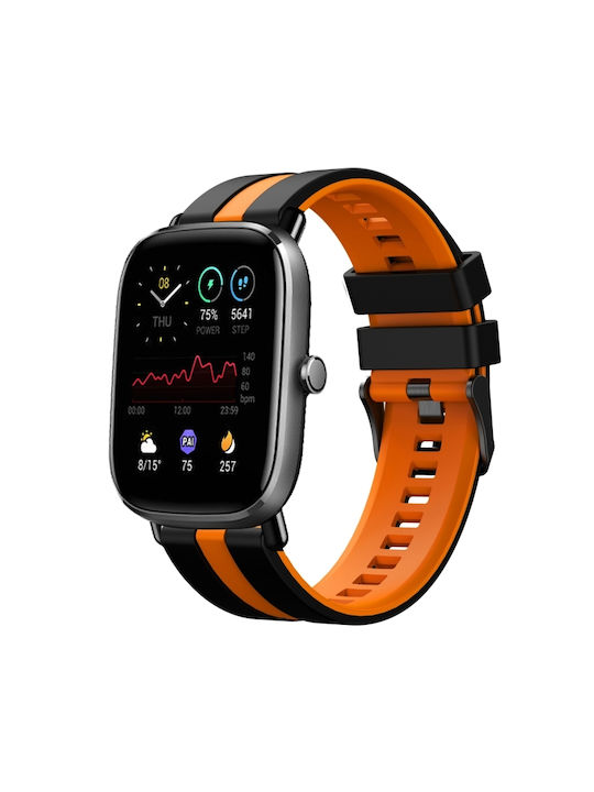 Curea Silicon Negru (Amazfit GTS 4 Mini)