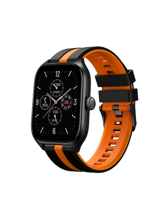Λουράκι Σιλικόνης Μαύρο (Amazfit GTS 4)