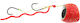 X-paragon Zulu Tenya Slider Set 80gr Rotes Leuc...