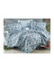 MayHome Sheet Sets Semi-Double with Elastic 120x200+25cm. Geometric 3pcs