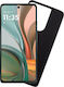 Volte-Tel Back Cover Silicone with Strap Black (Moto G75)