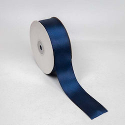Satin Double Face Ribbon 3.8cmx50m Navy Blue
