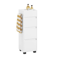 SoBuy Ντουλάπι Μπάνιου 30x30x90cm Λευκό