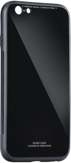 Forcell Back Cover Tempered Glass / Plastic Set with Glass Black (Galaxy M20)