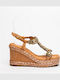 Women's Platform Shoes Beige